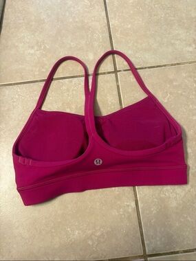 lululemon athletica Strappy Light-Support Sports Bra - Magenta